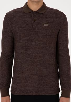 Erkek Kahverengi Basic Sweatshirt - 50307730038