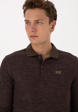 Erkek Kahverengi Basic Sweatshirt - 50307730038