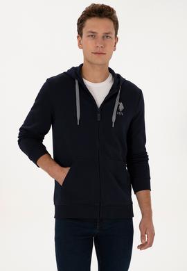 Erkek Lacivert Örme Hırka - 50307765009