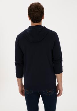 Erkek Lacivert Örme Hırka - 50307765009