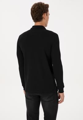 Erkek Siyah Basic Sweatshirt - 50307687016