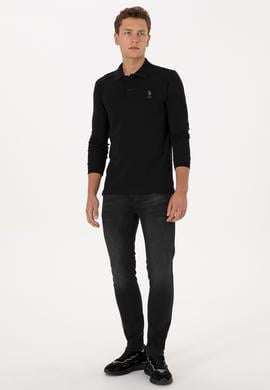 Erkek Siyah Basic Sweatshirt - 50307687016