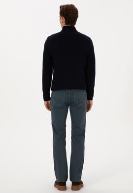 Erkek Turkuaz Straight Fit Jean Pantolon - 50307738083