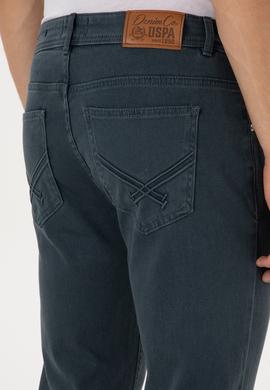 Erkek Turkuaz Straight Fit Jean Pantolon - 50307738083