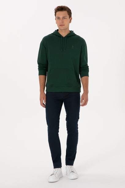 Erkek Koyu Mavi Slim Fit Jean Pantolon