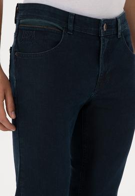 Erkek Koyu Mavi Slim Fit Jean Pantolon - 50310318020