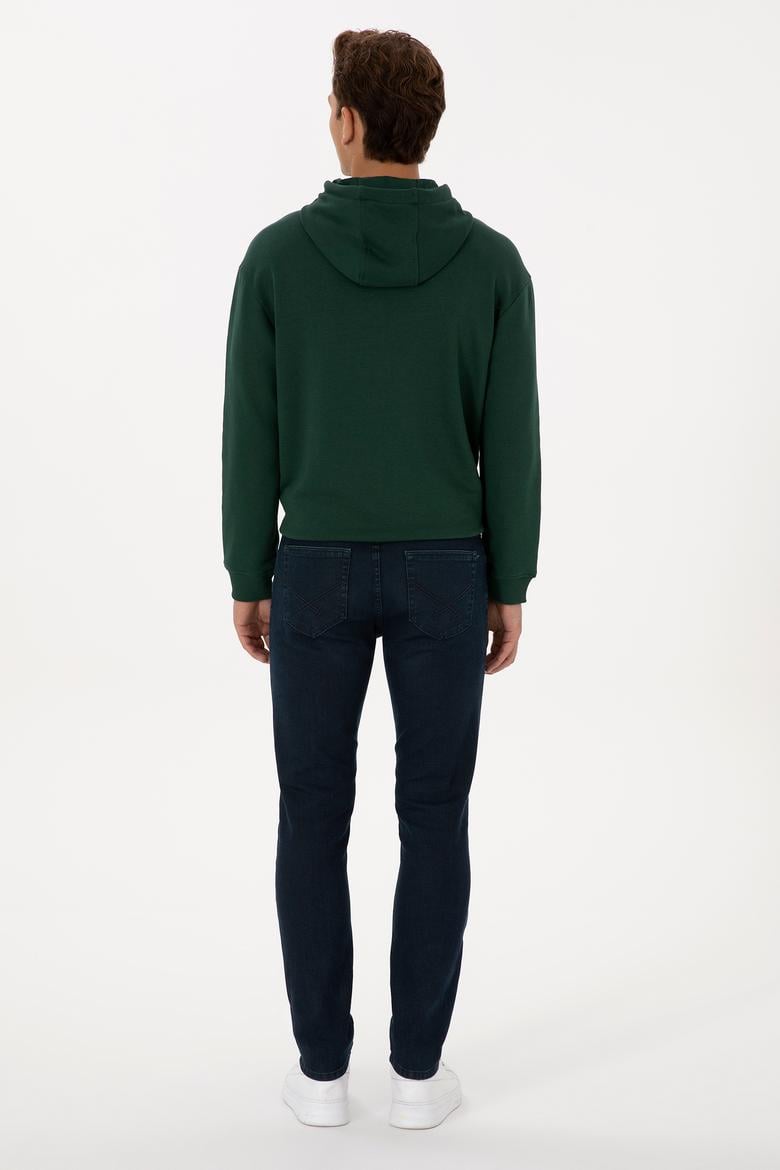 Erkek Koyu Mavi Slim Fit Jean Pantolon - 50310318020