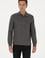 Erkek Gri Melanj Basic Sweatshirt
