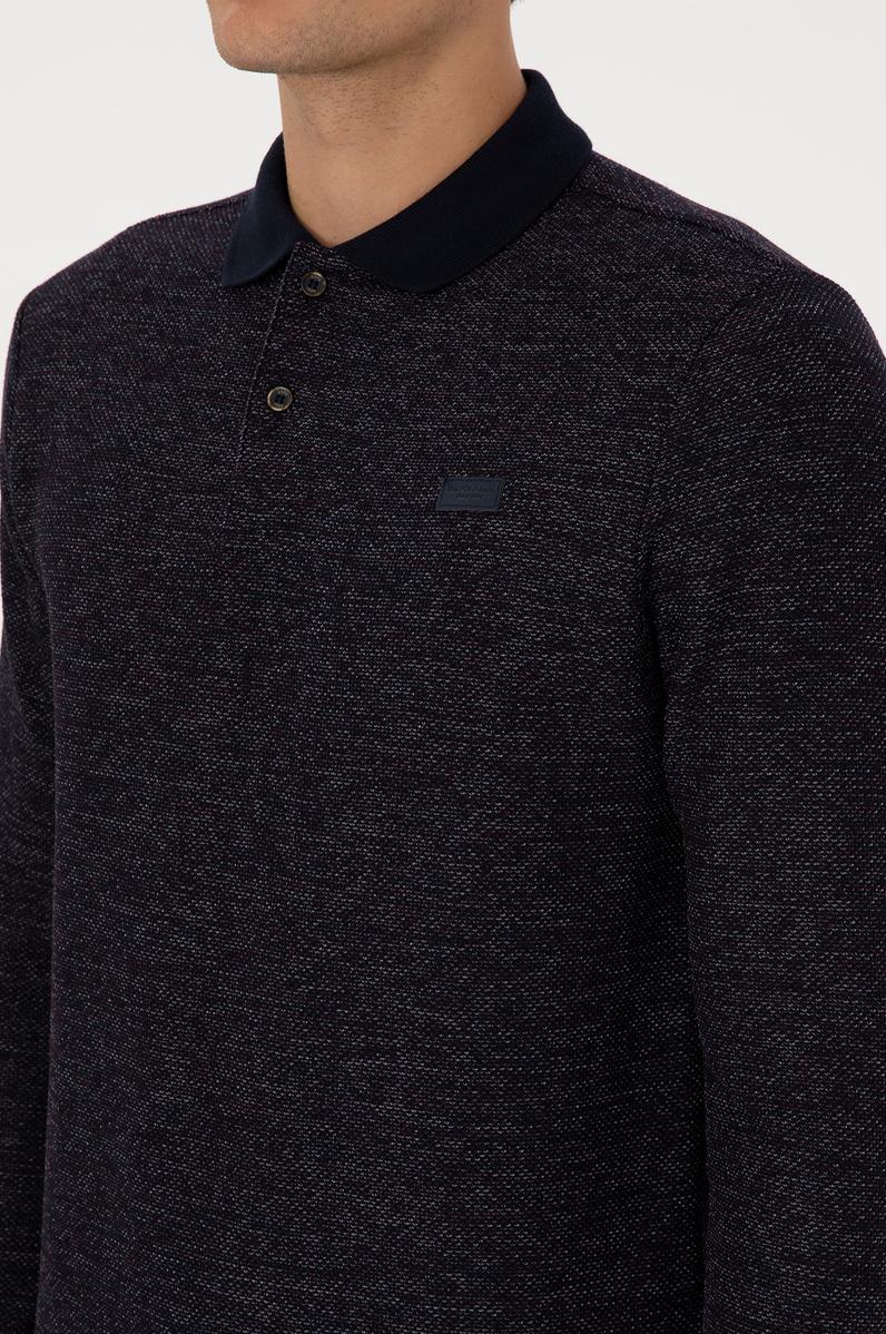 Erkek Lacivert Basic Sweatshirt