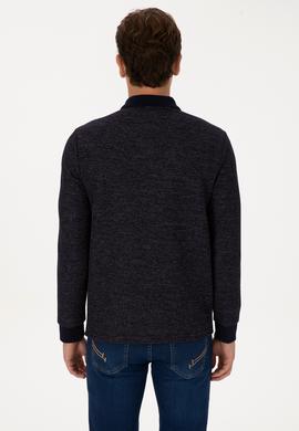 Erkek Lacivert Basic Sweatshirt - 50307730008