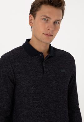 Erkek Lacivert Basic Sweatshirt - 50307730008