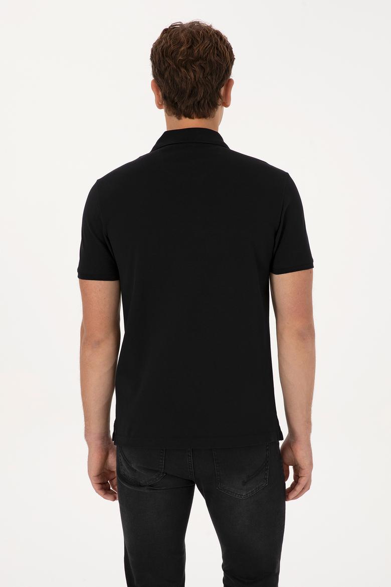 Erkek Siyah Basic Tişört - 50307753019