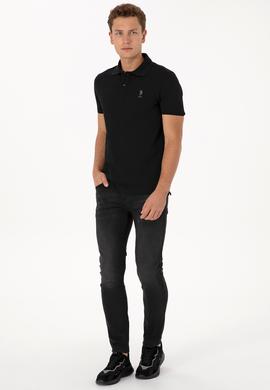 Erkek Siyah Basic Tişört - 50307753019