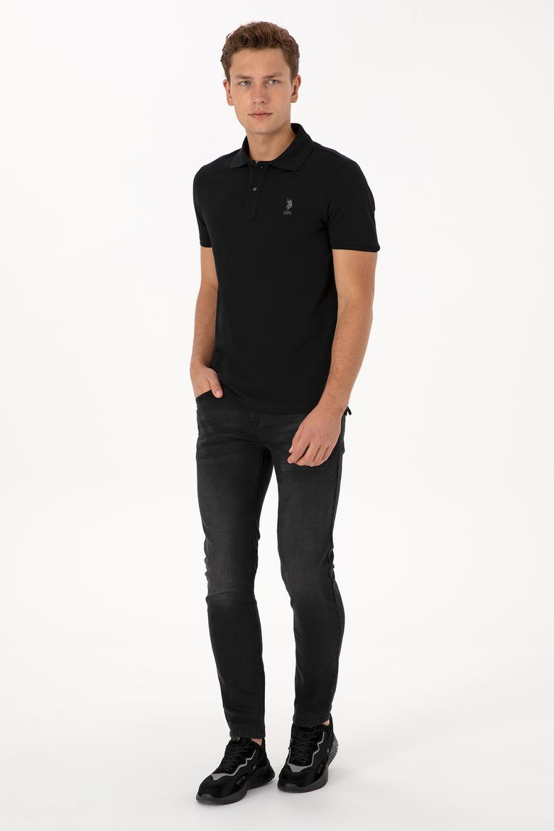 Erkek Siyah Basic Tişört - 50307753019