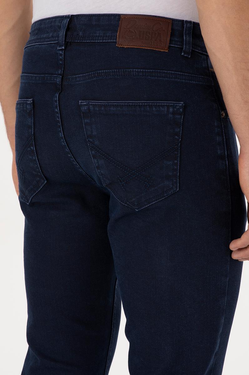 Erkek Koyu Mavi Jean Pantolon