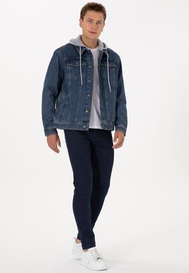 Erkek Koyu Mavi Jean Pantolon - 50307718170