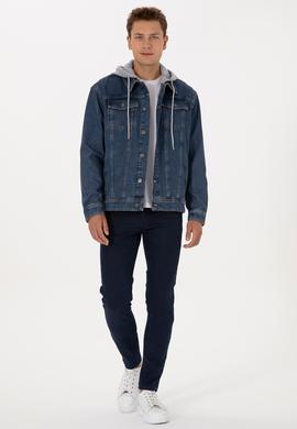 Erkek Koyu Mavi Jean Pantolon - 50307718170