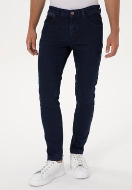 Erkek Koyu Mavi Jean Pantolon - 50307718170