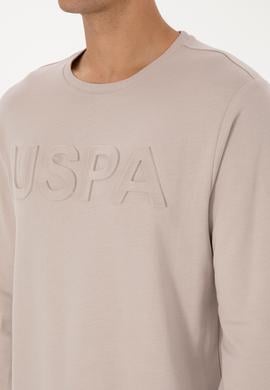 Erkek Regular Fit Bisiklet Yaka Taş Basic Sweatshirt - 50307793057
