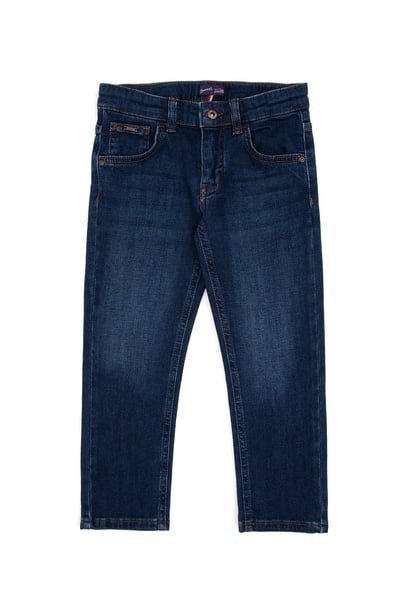 Erkek Çocuk Koyu Mavi Jean Pantolon