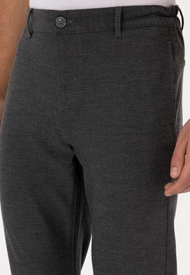 Erkek Gri Jogger Fit Kanvas / Chino Pantolon - 50311905253