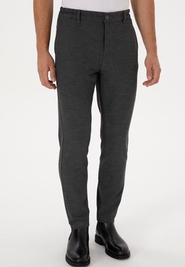Erkek Gri Jogger Fit Kanvas / Chino Pantolon - 50311905253