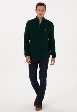 Erkek Koyu Yeşil Kazak - 50315822025