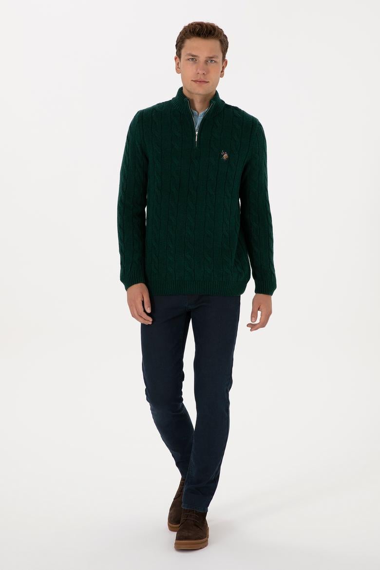 Erkek Koyu Yeşil Kazak - 50315822025