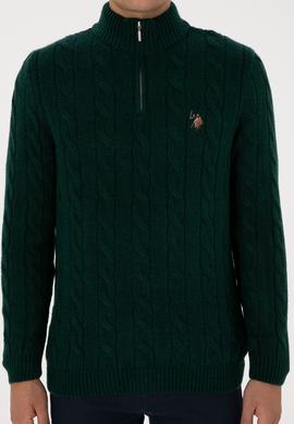 Erkek Koyu Yeşil Kazak - 50315822025