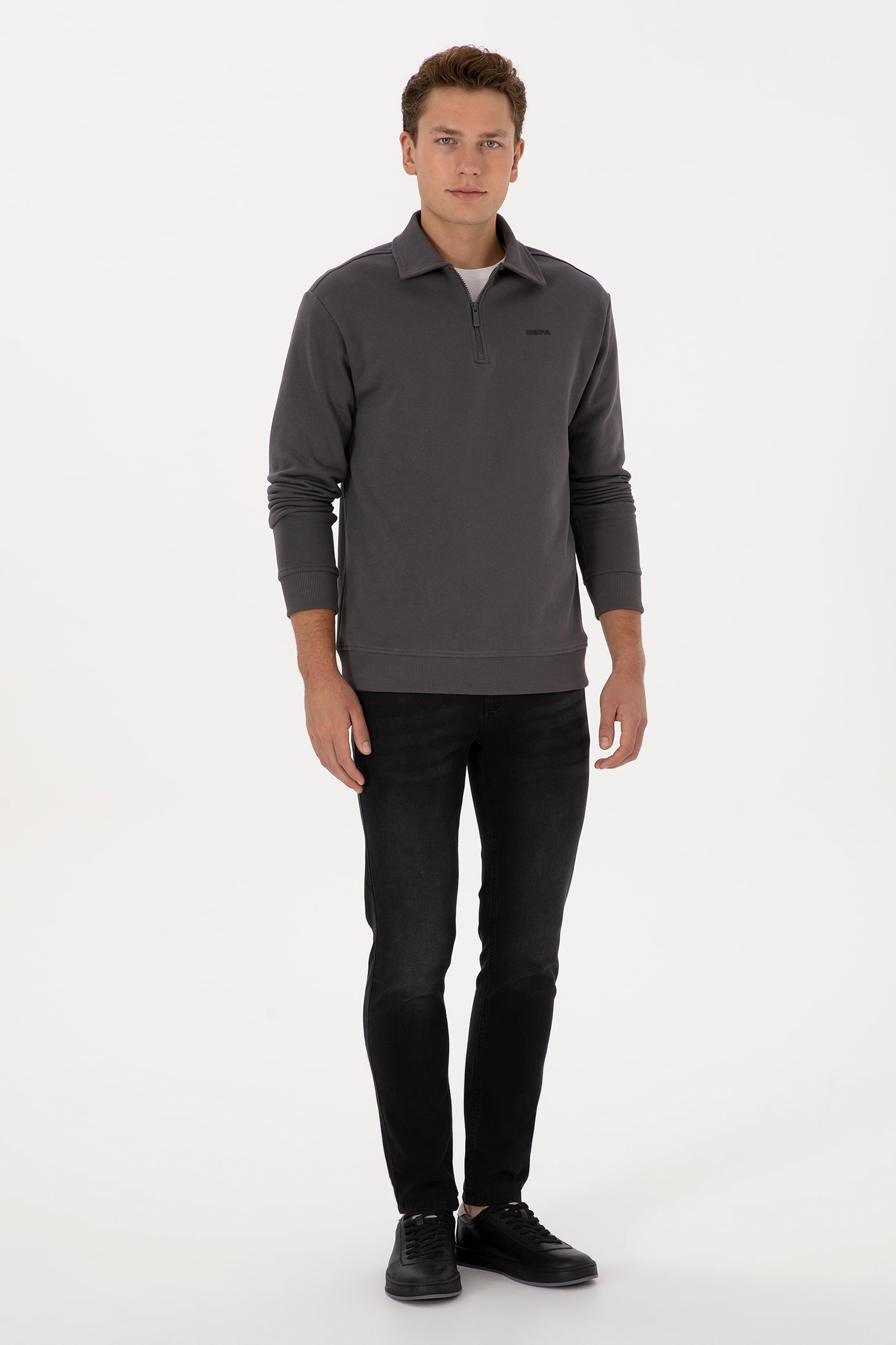Erkek Siyah Slim Fit Jean Pantolon - Image 3