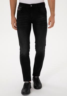Erkek Siyah Slim Fit Jean Pantolon - 50316543044