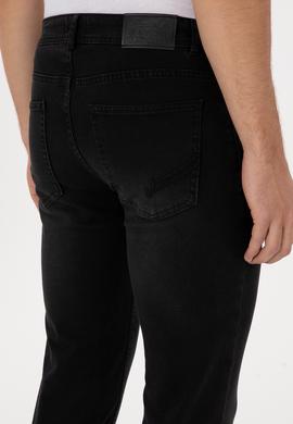 Erkek Siyah Slim Fit Jean Pantolon - 50316543044