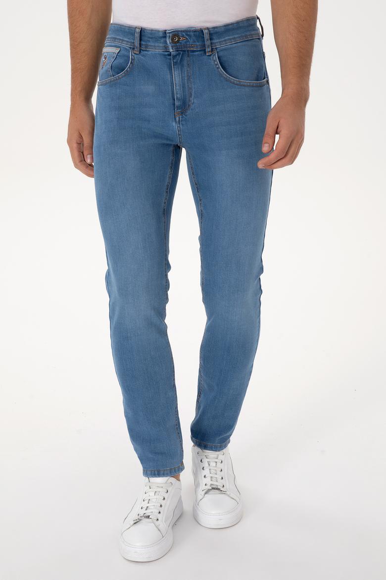 Erkek Açık Mavi Slim Fit Jean Pantolon - 50316553058