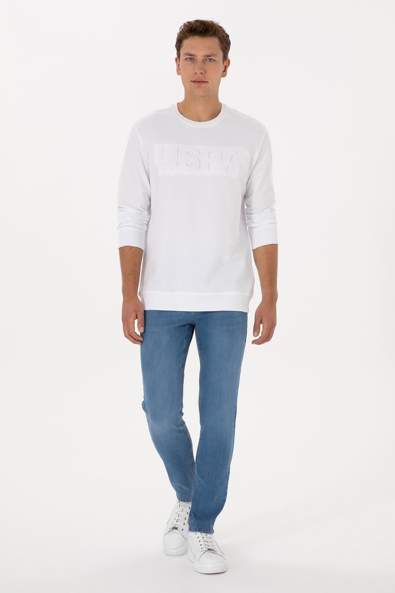 Erkek Açık Mavi Slim Fit Jean Pantolon