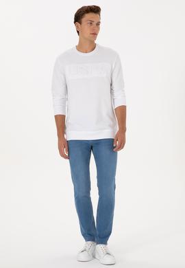 Erkek Açık Mavi Slim Fit Jean Pantolon - 50316553058