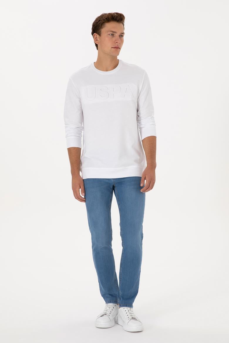 Erkek Açık Mavi Slim Fit Jean Pantolon - 50316553058