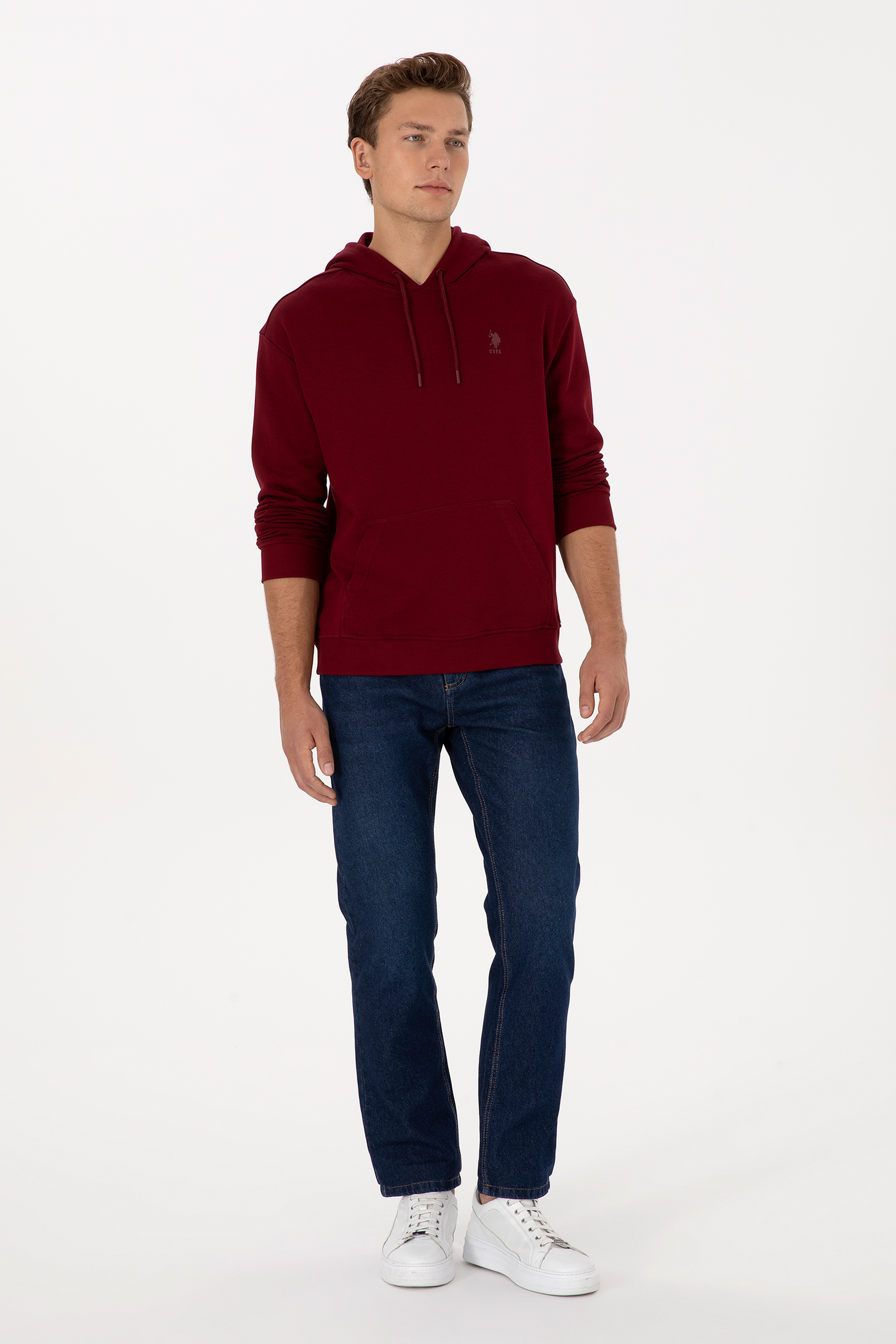Erkek Koyu Mavi Straight Fit Jean Pantolon - Image 3