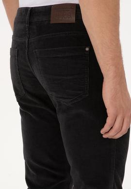 Erkek Gri Slim Fit Kanvas / Chino Pantolon - 50310150345