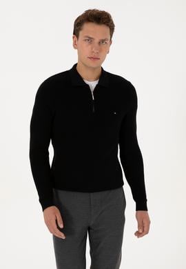 Erkek Siyah Basic Kazak - 50313685017