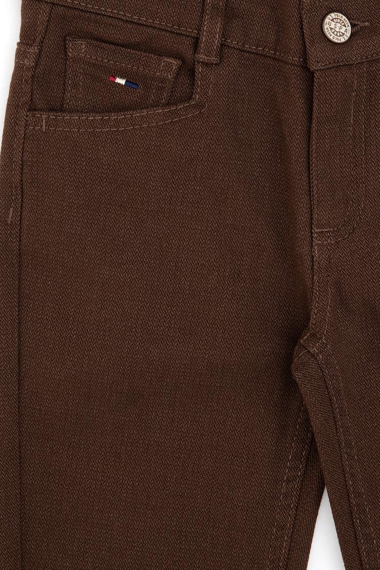 Erkek Çocuk Kahverengi Kanvas Pantolon - 50317273018