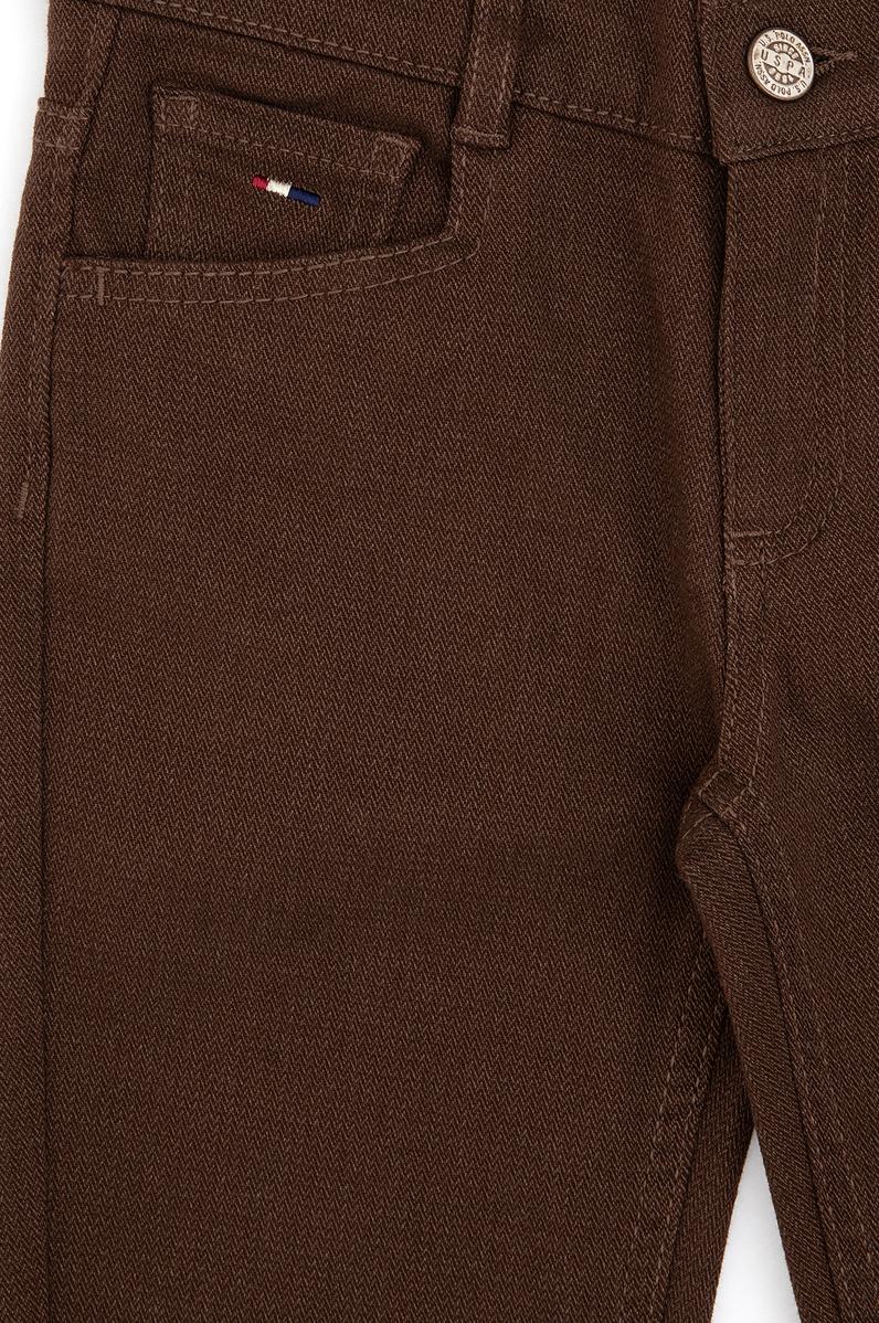 Erkek Çocuk Kahverengi Kanvas Pantolon