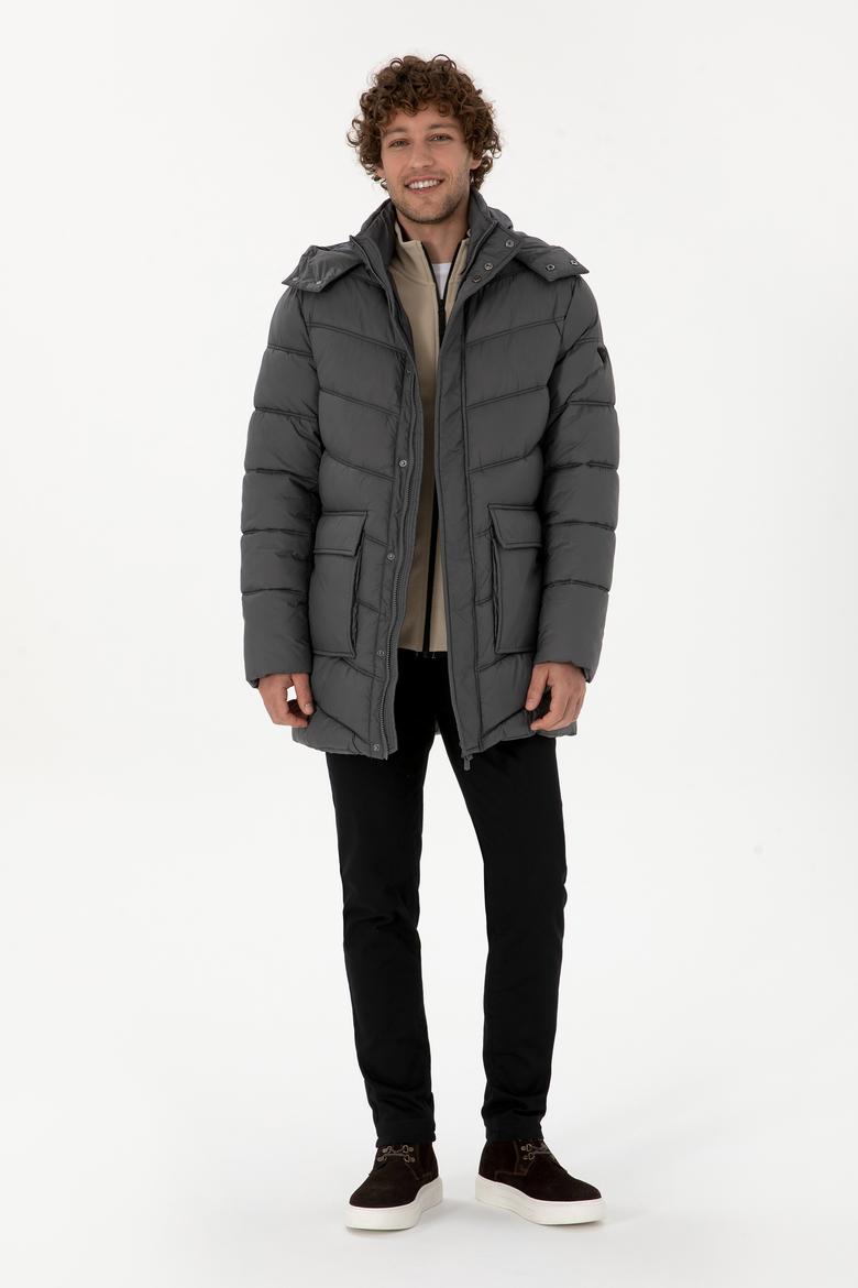 Erkek Gri Kaban - 50312002017