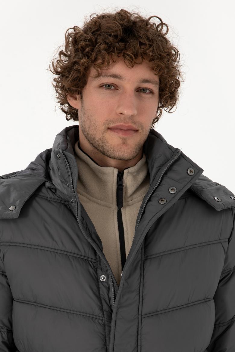 Erkek Gri Kaban - 50312002017