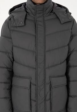 Erkek Gri Kaban - 50312002017