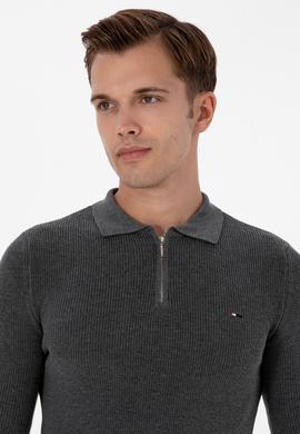 Erkek Antrasit Melanj Basic Kazak - 50313685047