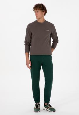 Erkek Koyu Yeşil Şardonlu Eşofman Altı - 50313745071