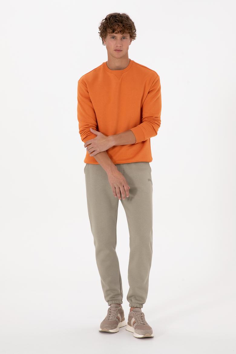 Erkek Açık Haki Şardonlu Eşofman Altı - 50313745040