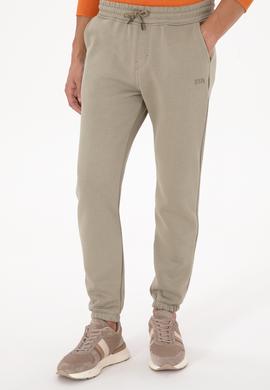 Erkek Açık Haki Şardonlu Eşofman Altı - 50313745040