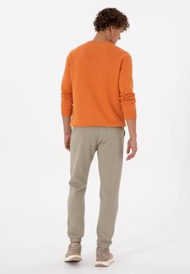 Erkek Açık Haki Şardonlu Eşofman Altı - 50313745040