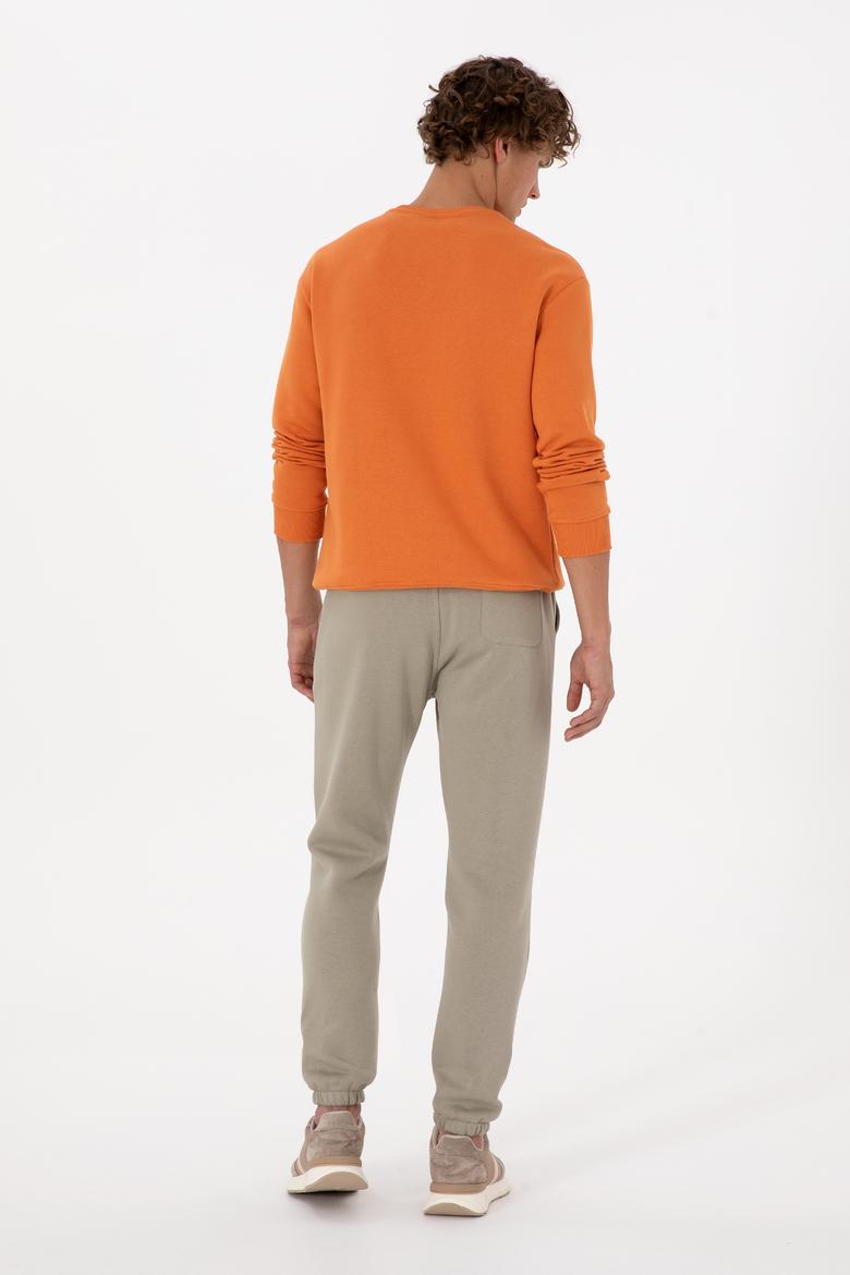 Erkek Açık Haki Şardonlu Eşofman Altı - 50313745040